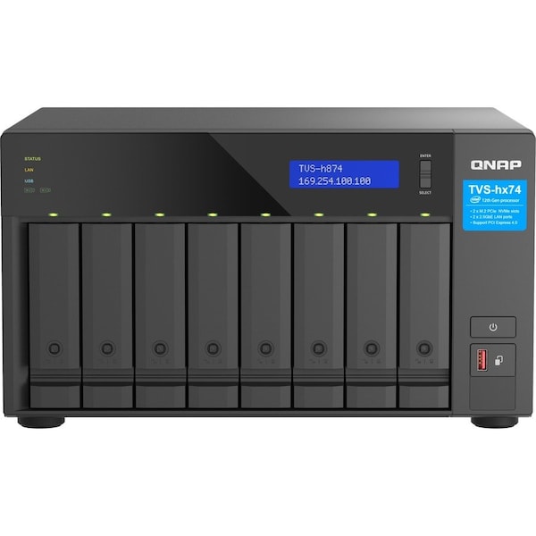 Qnap ULTRA-HIGH SPEED 8 BAY NAS. INTEL CORE I5-1 - TVS-H874-I5-32G-US