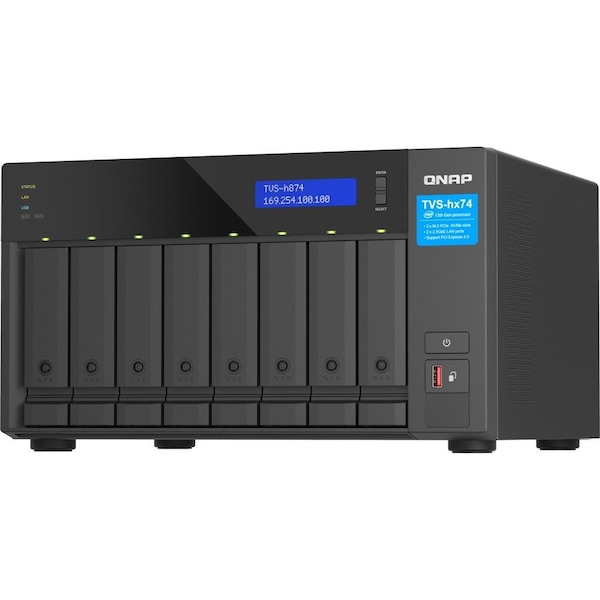 Qnap ULTRA-HIGH SPEED 8 BAY NAS. INTEL CORE I5-1 - TVS-H874-I5-32G-US