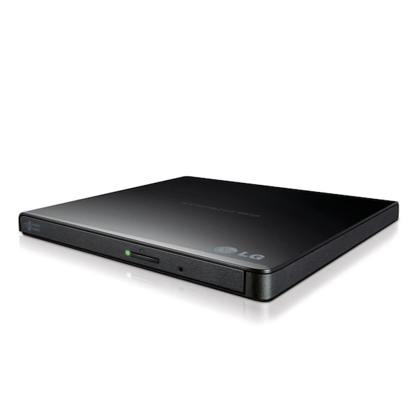 Lg LG - Network Attached Storage 8X USB 2.0 Super Multi Ultra Slim Portable DVD Writer Drive, Black - GP65NB60