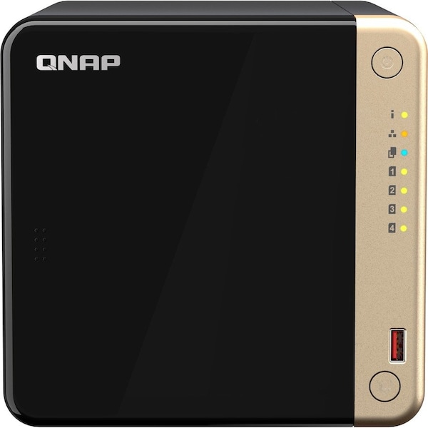 Qnap TS-464 4-BAY HIGH-PERFORMANCE DESKTOP NAS. INTEL 4C/4T PROCESSOR, BURST UP - TS-464-8G-US