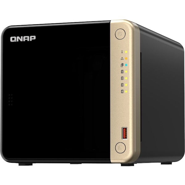 Qnap TS-464 4-BAY HIGH-PERFORMANCE DESKTOP NAS. INTEL 4C/4T PROCESSOR, BURST UP - TS-464-8G-US