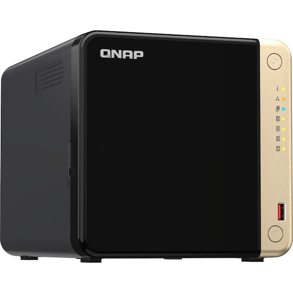 Qnap TS-464 4-BAY HIGH-PERFORMANCE DESKTOP NAS. INTEL 4C/4T PROCESSOR, BURST UP - TS-464-8G-US