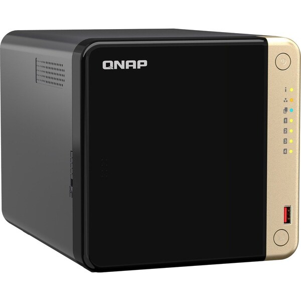 Qnap TS-464 4-BAY HIGH-PERFORMANCE DESKTOP NAS. INTEL 4C/4T PROCESSOR, BURST UP - TS-464-8G-US