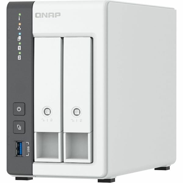Qnap TOWER NAS 2 BAY NAS ARM CORTEX-A55 4C, MALI-G52 GPU, 2 X SATA 6GB/S 3.5IN/2 - TS-216G-US