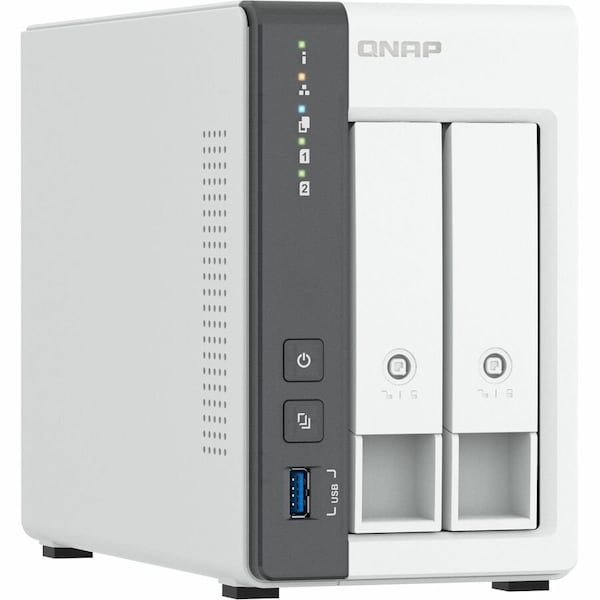 Qnap TOWER NAS 2 BAY NAS ARM CORTEX-A55 4C, MALI-G52 GPU, 2 X SATA 6GB/S 3.5IN/2 - TS-216G-US