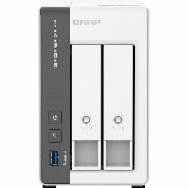Qnap TOWER NAS 2 BAY NAS ARM CORTEX-A55 4C, MALI-G52 GPU, 2 X SATA 6GB/S 3.5IN/2 - TS-216G-US