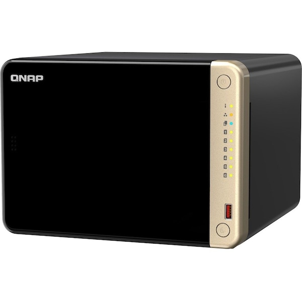 Qnap TS-664 6-BAY HIGH-PERFORMANCE DESKTOP NAS. INTEL 4C/4T PROCESSOR, BURST UP - TS-664-8G-US