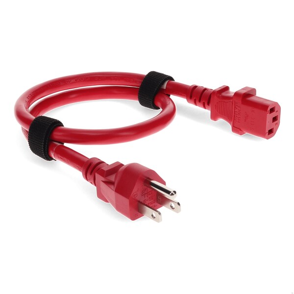 Add-On Addon 3Ft Nema 5-15P To C13 14Awg Blue 100-250V Power Extension Cable - ADD-515P2C1314AWG3FTRD