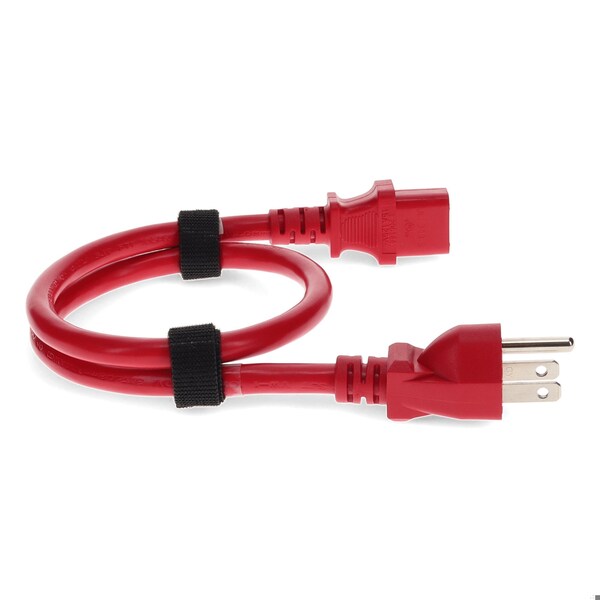 Add-On Addon 3Ft Nema 5-15P To C13 14Awg Blue 100-250V Power Extension Cable - ADD-515P2C1314AWG3FTRD