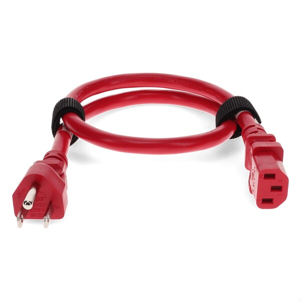 Add-On Addon 3Ft Nema 5-15P To C13 14Awg Blue 100-250V Power Extension Cable - ADD-515P2C1314AWG3FTRD