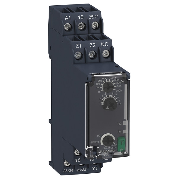 Relevador de retardo de tiempo Schneider Electric, 240V AC, 6 pines - RE22R2HMR