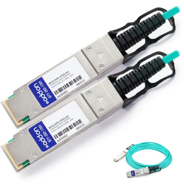 Add-On Addon Mellanox Mfa1A00-C050 Compatible Taa Compliant 100Gbase-Aoc - MFA1A00-C050-AO