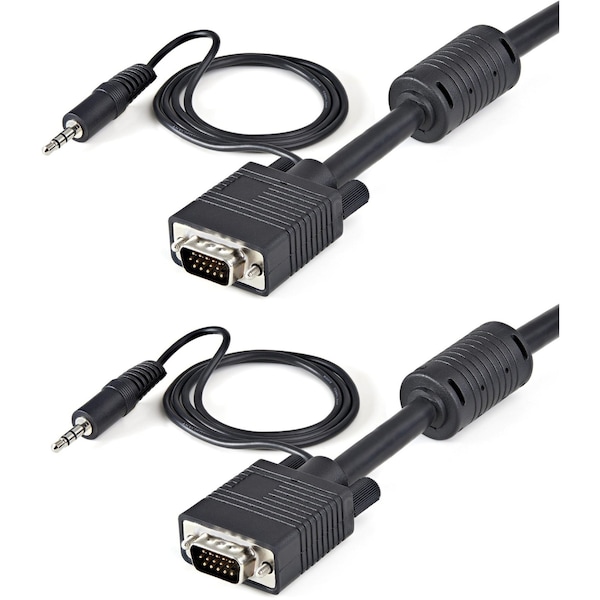 Startech.Com Monitor Vga Cable With Audio, MXTHQMM5MA - MXTHQMM5MA