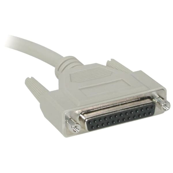C2G C2G 6ft DB25 M/M Serial RS232 Cable - DB-25 Male - DB-25 Female - 1.83m - Beige - 02655