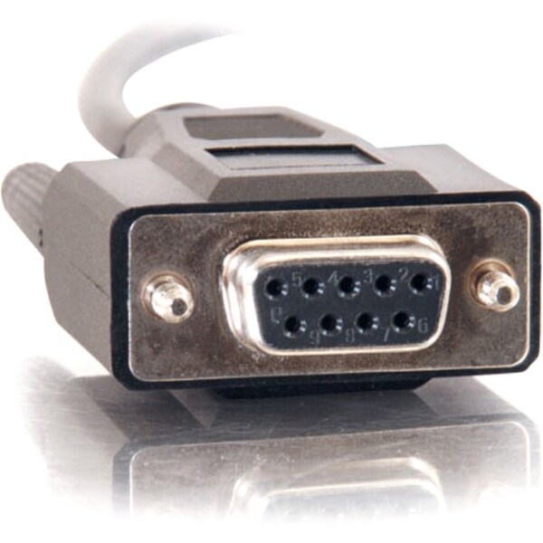 C2G C2G 3ft DB9 F/F Cable - Black - DB-9 Female Serial - DB-9 Female Serial - 3ft - Black - 25216