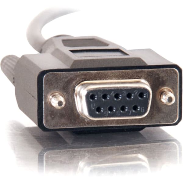 C2G C2G 3ft DB9 F/F Cable - Black - DB-9 Female Serial - DB-9 Female Serial - 3ft - Black - 25216