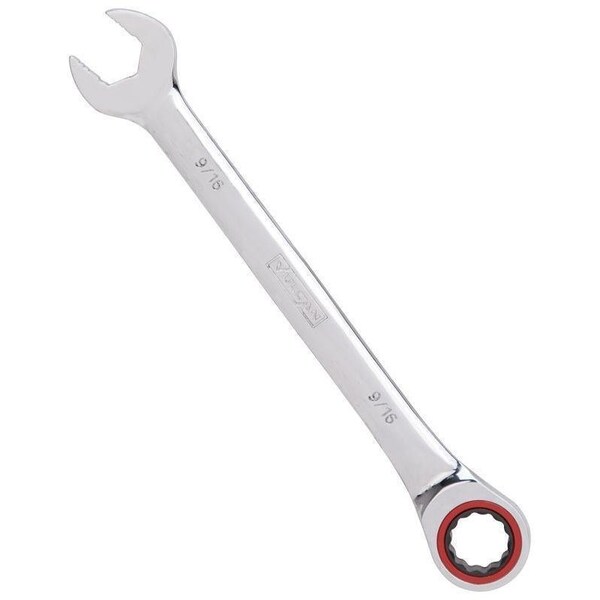 Llave Combinada Vulcan, SAE, Cabeza de 9/16 pulgadas, Acero al Cromo Vanadio, Espejo Pulido - PG9/16