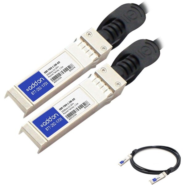 Add-On Addon Brocade (Formerly) Compatible Taa Compliant 10Gbase-Cu Sfp+ To - XBR-TWX-1.5M-AO