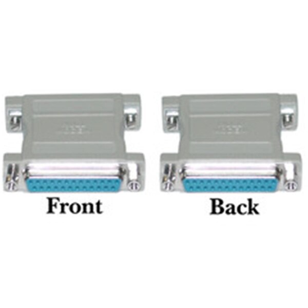 Cable Wholesale Null Modem Adapter- DB25 Female to DB25 - Female - 30D3-38400