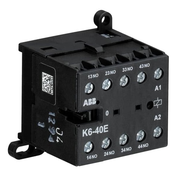Abb K6-40E-84, RELAY DE CONTROL 4NO 110/40-60, PK 10 - K6-40E-84
