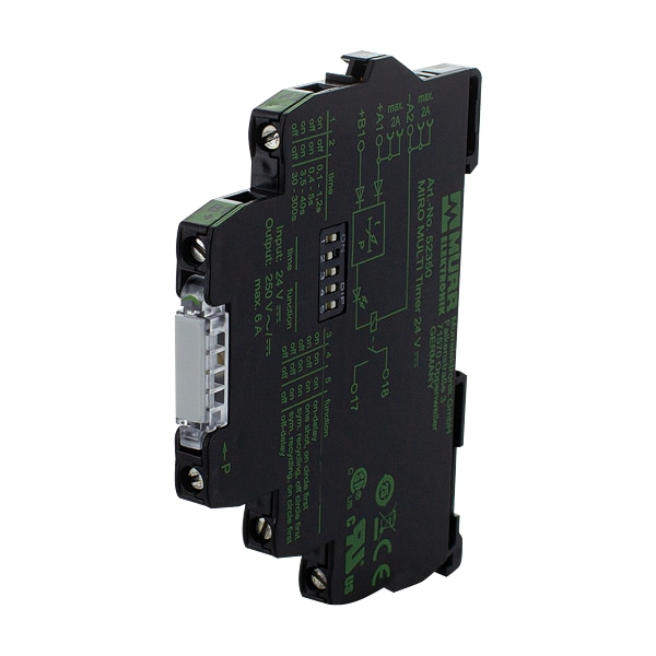 Murr Elektronik Módulos de extensión de impulso MIRO 6.2, ENTRADA: 24 VDC - SALIDA: 24 VDC / 0.1 A, terminal tipo tornillo de 6.2 mm - 52320