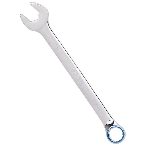 Llave combinada Vulcan, Métrica, Cabezal de 17 mm, Acero Vanadio Cromado, Plata - MT6549356