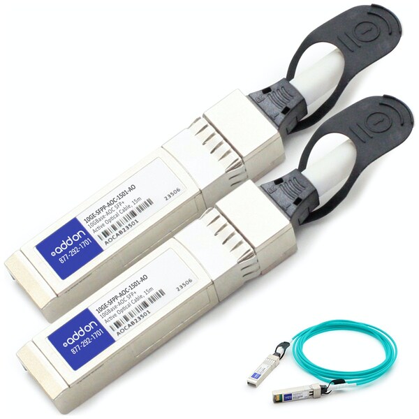 Add-On Addon Brocade (Formerly) Compatible Taa Compliant 10Gbase-Aoc Sfp+ To - 10GE-SFPP-AOC-1501-AO