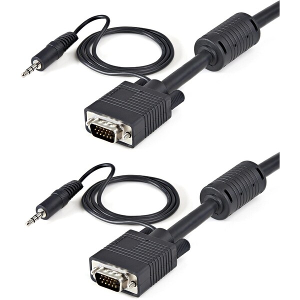 Startech.Com Monitor Vga Cable With Audio, MXTHQMM15MA - MXTHQMM15MA