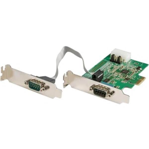 Ezgeneration 2 Port RS232 Serial Adapter Card with 16950 UART - PCIe to Serial Adapter - EZ2993710