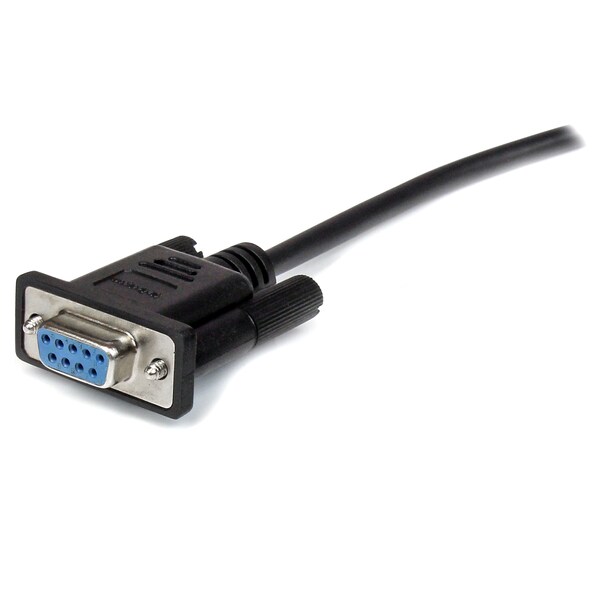Startech.Com DB9 RS232 Serial Extension Cable - 1m Black Male to Female Cable - MXT1001MBK