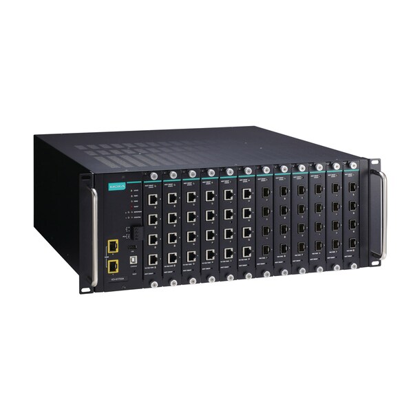 Moxa Layer 2 Full Gigabit Mgd Eth. Swtch Slots, 4Port, Ics-G7750A-2Xg-Hv-Hv - ICS-G7750A-2XG-HV-HV