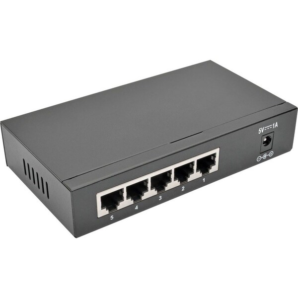 Tripp Lite 5-PORT GIGABIT ETHERNET SWITCH DESKTOP METAL UNMANAGED SWITCH - NG5