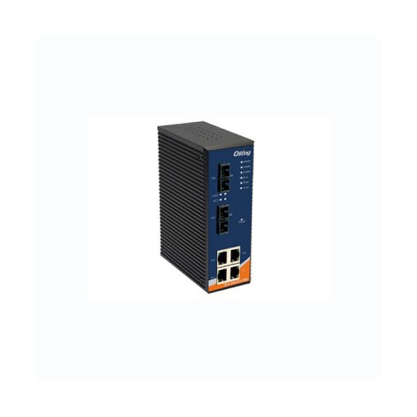 Oring Networking Rugged 4x 10/100TX (RJ-45) + 2x 100FX (Mulit-Mode / SC) - IES-2042FX-MM-SC