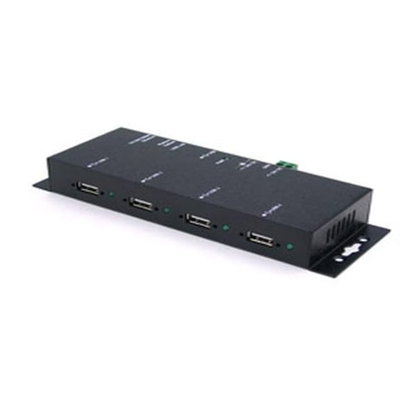 Antaira 4-Port USB2.0 to Gigabit Ethernet Adapter - UTE-404K