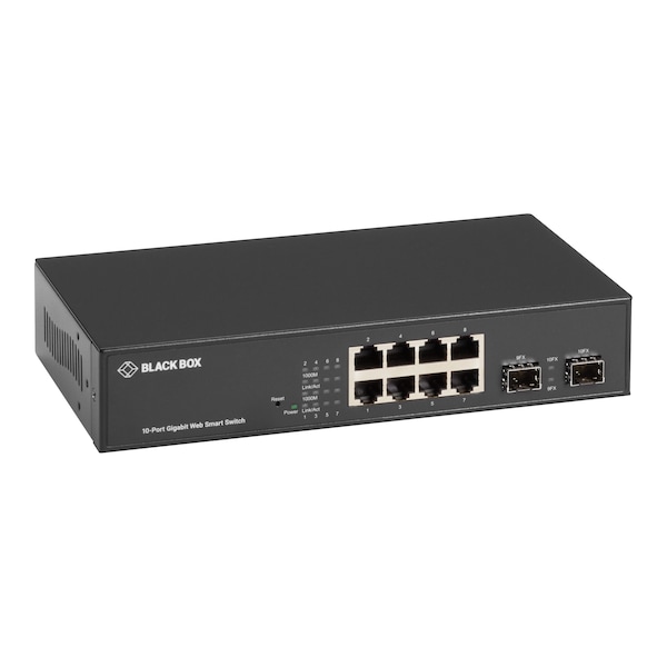Black Box Gigabit Web Smart Switch 10 Port Us Intl Not Japan - LGB710A