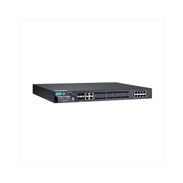 Moxa Iec61850-3 MgdRckmtEthSwtch w/8 100Base, Pt-7528-8Ssc-16Tx-4Gsfp-Hv-Hv - PT-7528-8SSC-16TX-4GSFP-HV-HV