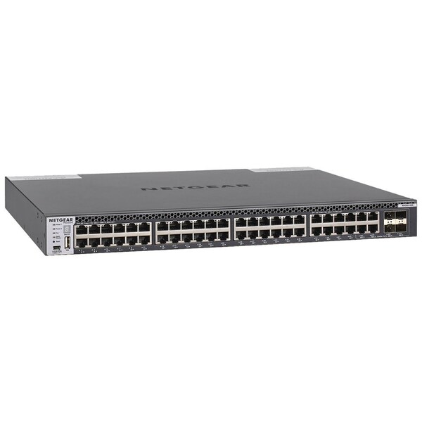 Bzbgear Netgear ProSafe M4300 48G Managed Switch 48x10GbE 48 Ports Manageable 10GBase-T, 10GBase-X Layer 4 - NET-M4300-48X-PC