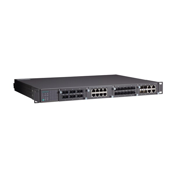 Moxa Modular Mgd Eth. Swtch System W/ 3 Slots For 100 Mbps, Pt-7728-F-Hv-Hv - PT-7728-F-HV-HV