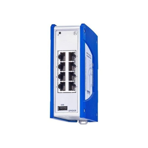 Hirschmann Spider III SPR40-8TX-EEC - Premium Series Industrial Unmanaged Ethernet Switch, 8 x 10/100 - 942335020