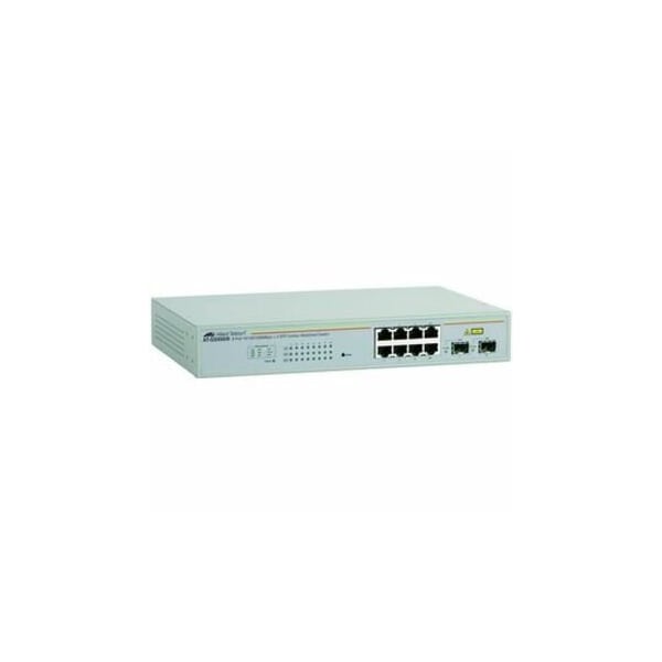 Allied Telesis Switch - 8 - Ethernet;Fast Ethernet;Gigabit Ethernet - 1 Gbps - - AT-GS950/8-10