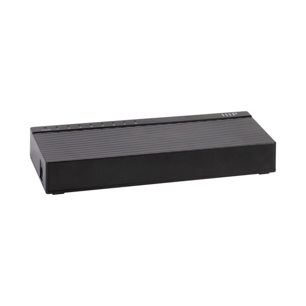 Monoprice 8-Port 10/100/1000Mbps Gigabit Ethernet Unmanaged Switch - 41713