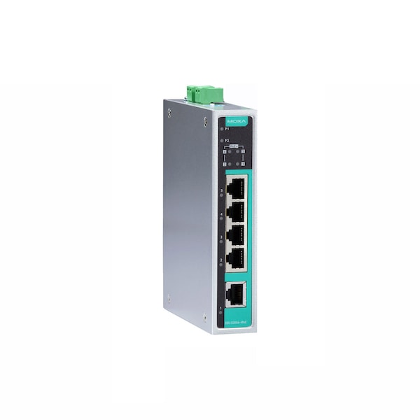 Moxa Unmgd Gigabit Poe Swtch W/ 4 Poe 10/100/1000Baset Ports, Eds-G205A-4Poe - EDS-G205A-4POE