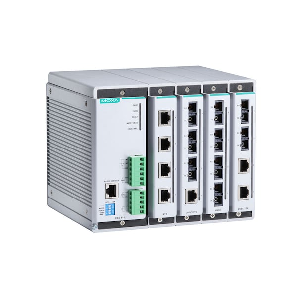 Moxa Compact Mgd Eth. Swtch System W/ 4 Slots For 4Port Fast, Eds-616 - EDS-616