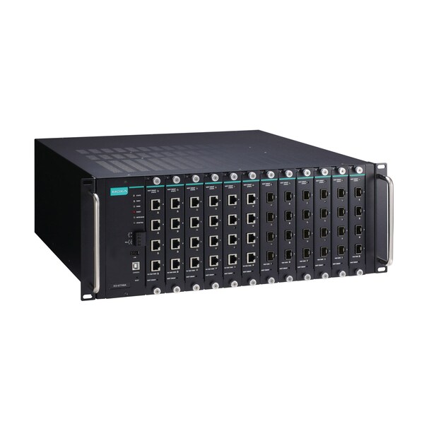 Moxa Layer 2 Full Gigabit Mgd Eth. Swtch Slots For 4Port, Ics-G7748A-Hv-Hv - ICS-G7748A-HV-HV