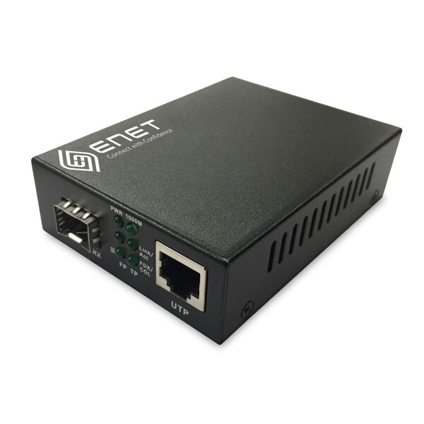 Enet Enet 1X 10/100/1000M Copper Rj45 To 1X 1000Base-X Sfp Gigabit - ENMC-FGET-SFP