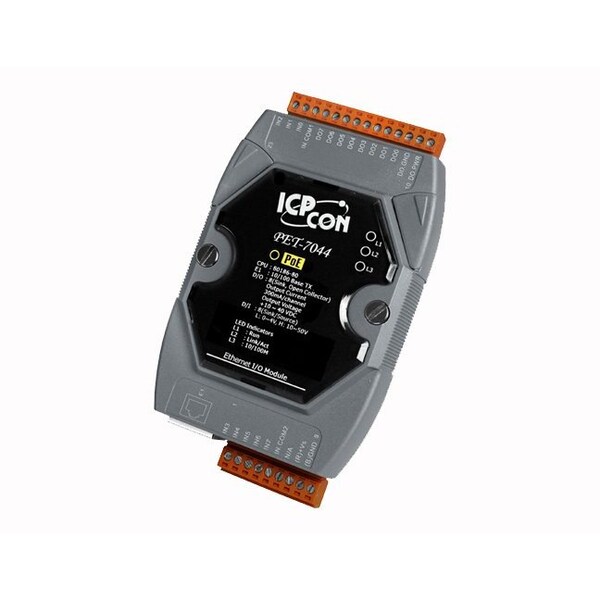 Icp Das 8-channel Isolated Sink Type Open Collector Output and 8-channel Isolated Digital - PET-7044