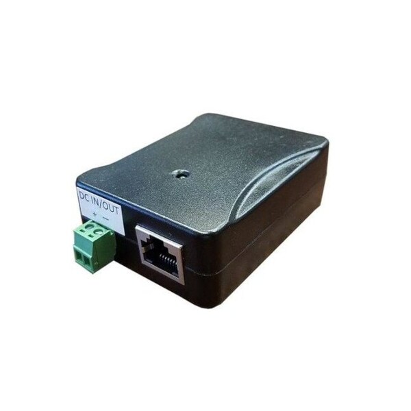 Tycon Systems GigE 4Pr Pasv PoE Inj/Splitter, Pins 1236V+ - POE-INJ-1000-WTS