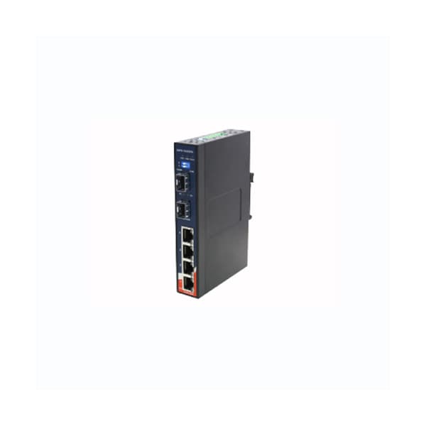 Oring Networking Slim Type 4 x 10/100/1000TX (RJ-45) PoE+, 2 x 100/1000Base-X SFP slot - IGPS-1042GPA