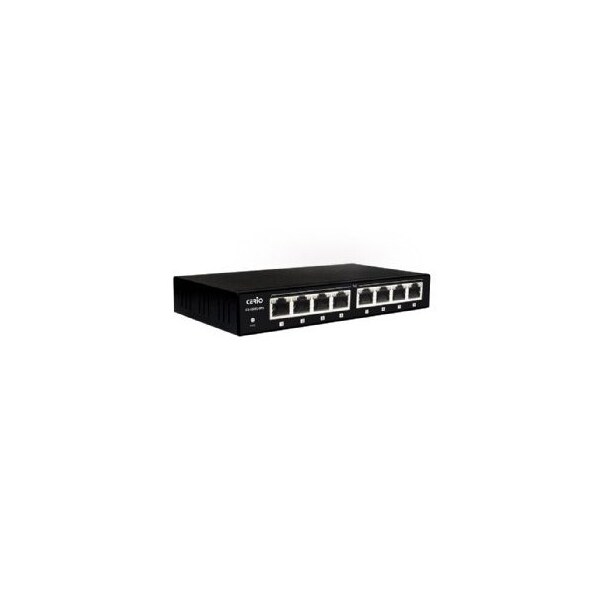 Cerio 8 Port 10/100/1000M Gigabit PoE+ Switch - CS-1008G-8PX
