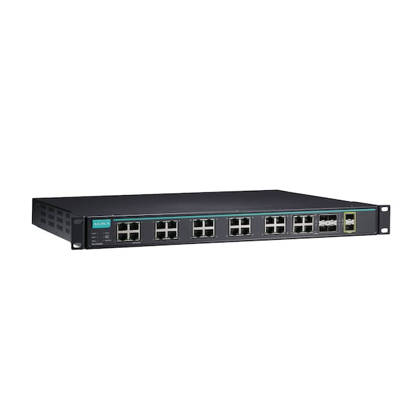 Moxa Layer3Fll Gbit MgdEthSwtch 100/1000Bssfp, Ics-G7826A-20Gsfp-2Xg-Hv-Hv-T - ICS-G7826A-20GSFP-2XG-HV-HV-T